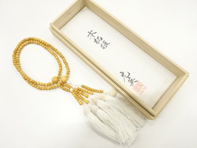 JAPANESE KIMONO / MITSUHIDE HON-TSUGE ROSARY
